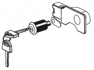 Motorline kapumotor kioldószerkezet zárbetéttel és 2db kulccsal - MBR09 - Motorline Bravo500